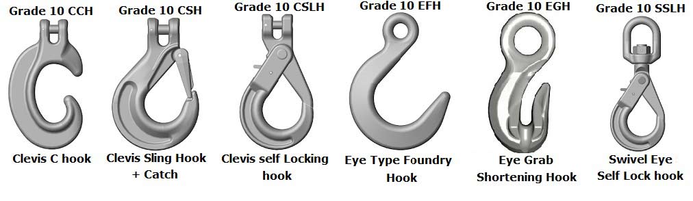 3 Leg Chain Sling Grade 10 components